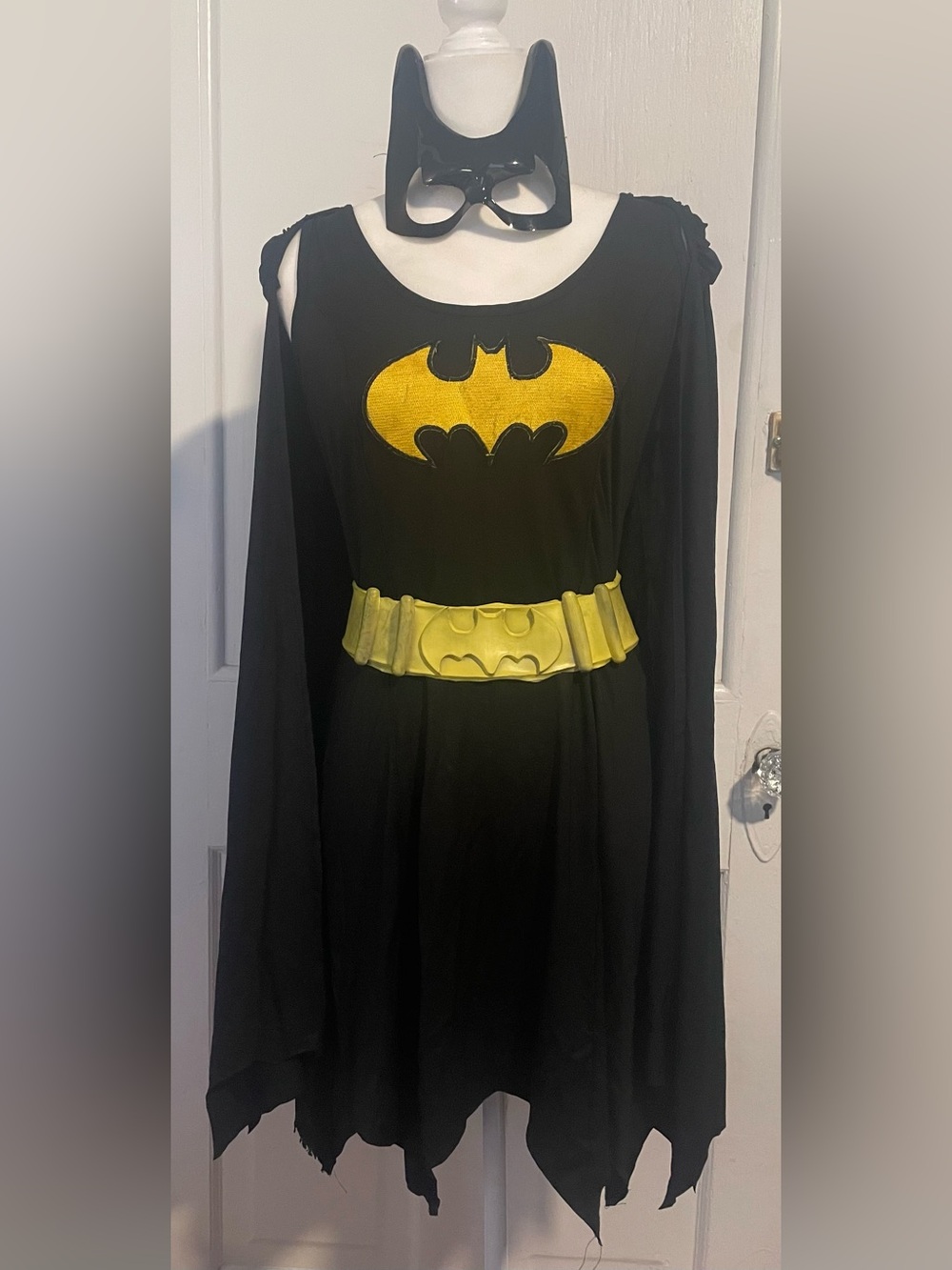 Warner Bros. Batgirl Superhero Costume Dress with Cape